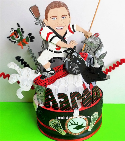 Male High School Graduation Party Ideas
 Graduation for men cake topper college Graduation party