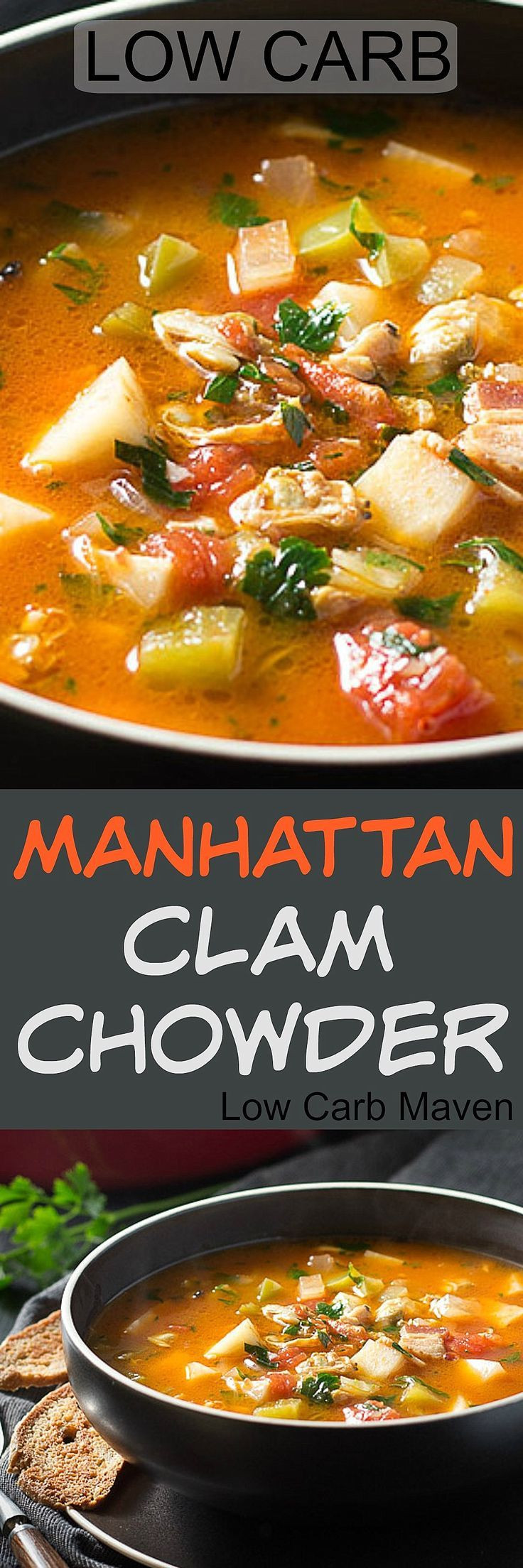 Manhatten Seafood Chowder
 This delicious recipe for Manhattan Clam Chowder is