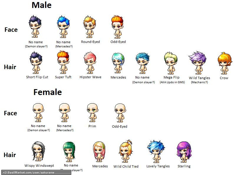Maplestory Female Hairstyle
 Top Graphic of Maplestory Female Hairstyles