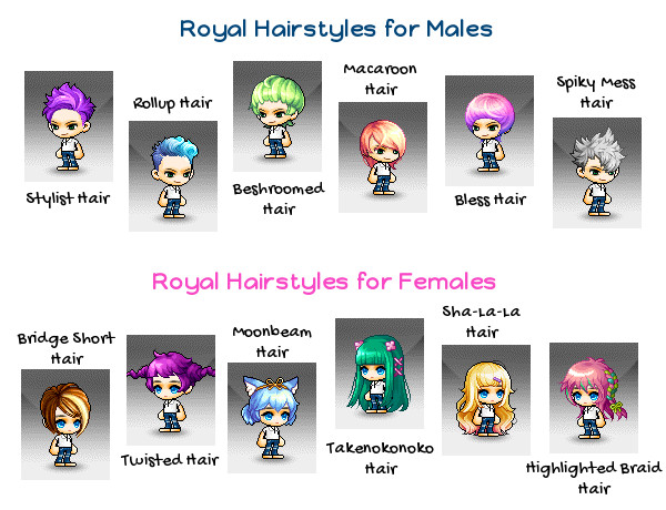 Maplestory Female Hairstyle
 30 Maplestory Royal Hair Coupon Maps Database Source