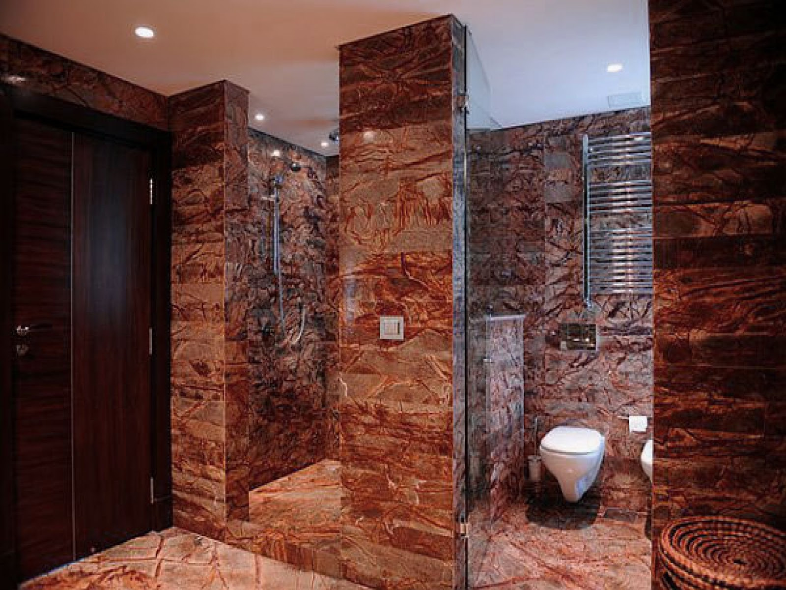Marble Bathroom Showers
 Foundation Dezin & Decor Elegant Bathroom Design