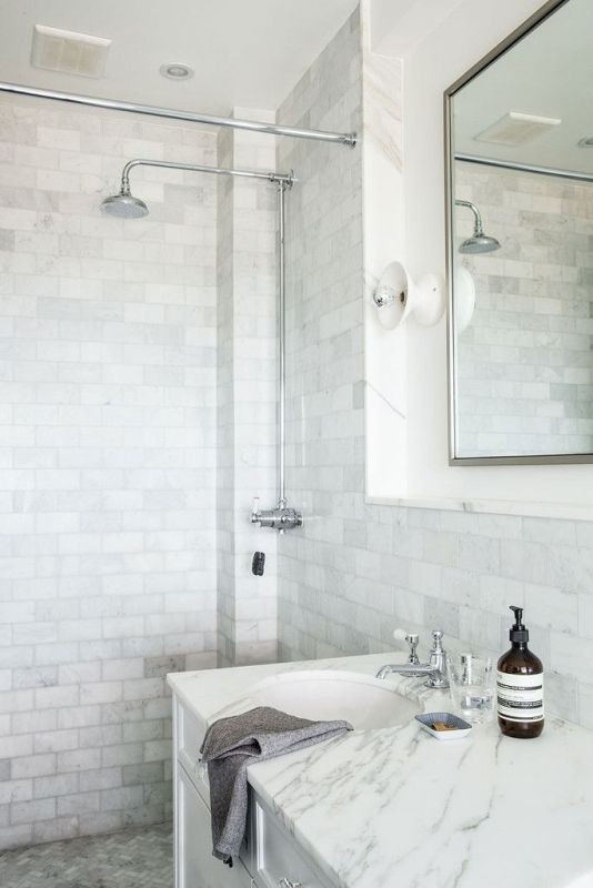 Marble Subway Tile Bathroom
 10 Inspiring Ways to use Subway Tiles in your Home