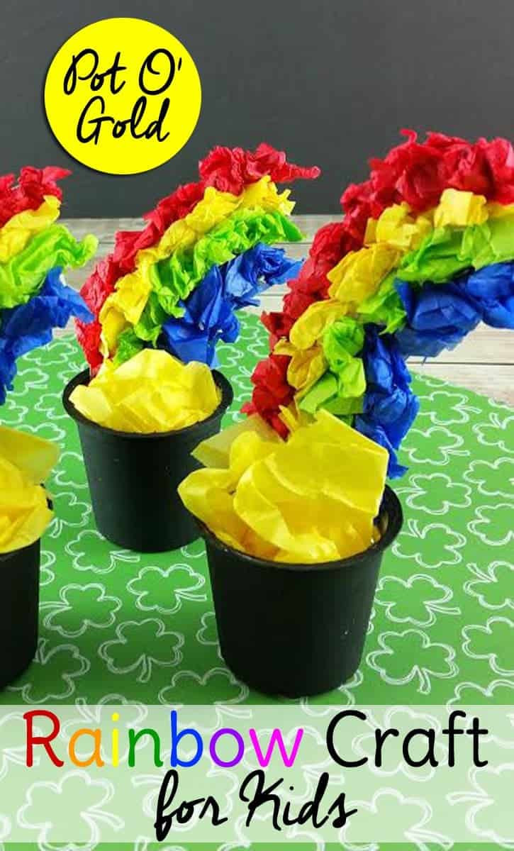 March Crafts For Toddlers
 St Patrick s Day Crafting Pot of Gold Craft for Kids