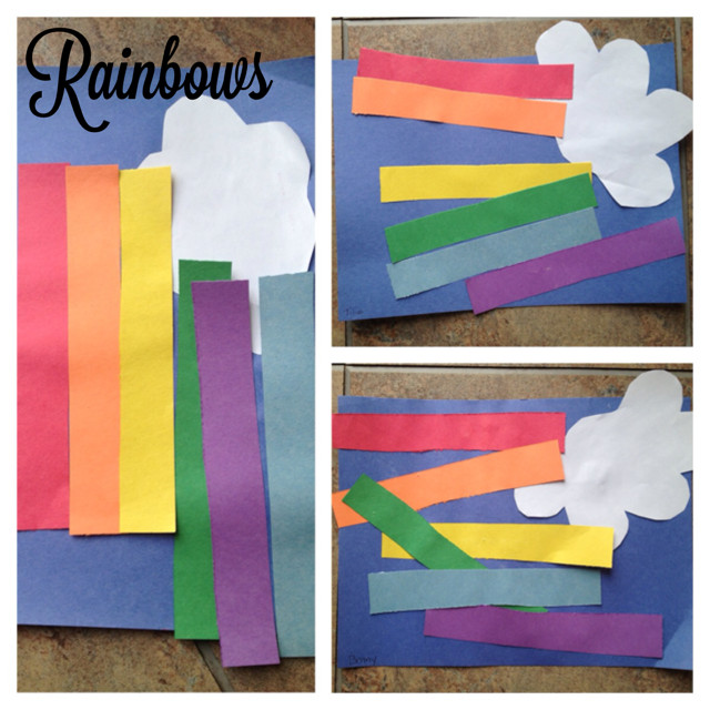 March Crafts For Toddlers
 Toddler Rainbow Craft for St Patricks Day