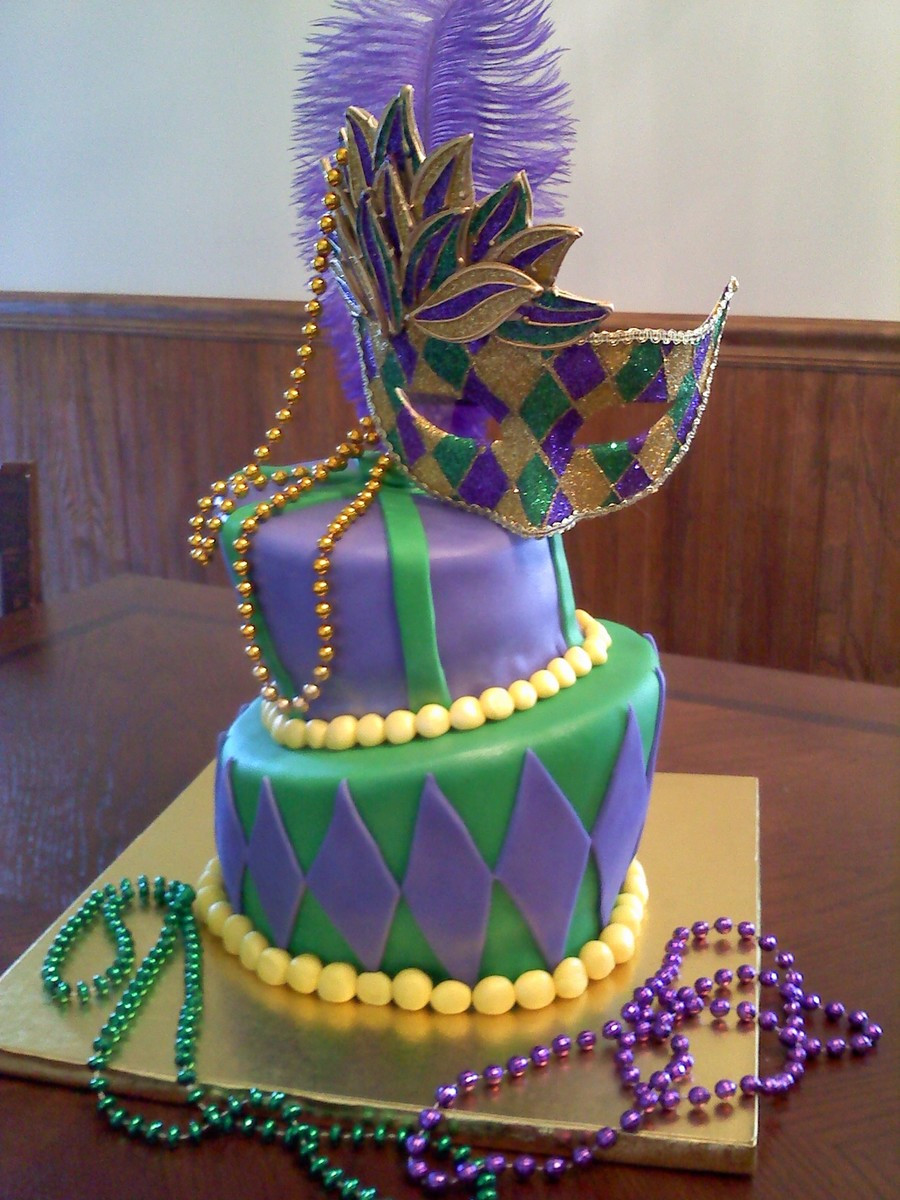 Mardi Gras Birthday Cake
 Happy Mardi Gras Birthday CakeCentral