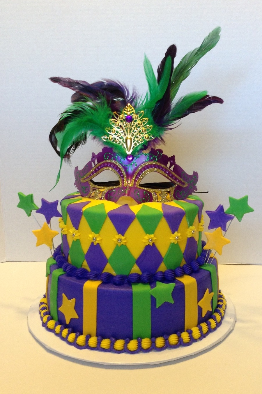 Mardi Gras Birthday Cake
 Mardi Gras Birthday CakeCentral