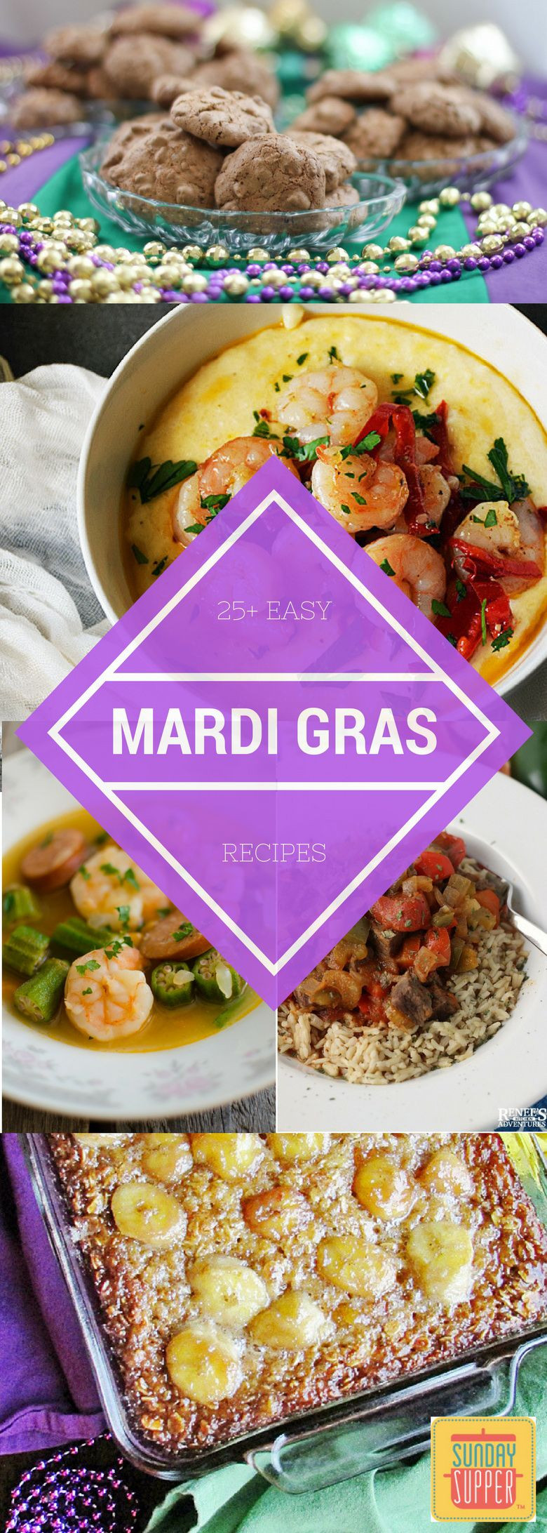 Mardi Gras Side Dishes
 30 Easy Mardi Gras Recipes for SundaySupper