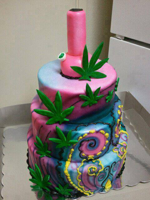 Marijuana Birthday Cake
 A collection of Weed Birthday Cakes