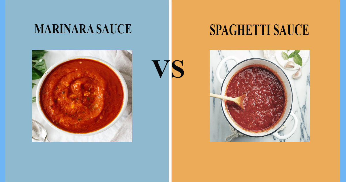 Marinara Vs Spaghetti Sauce
 Marinara Sauce vs Spaghetti Sauce