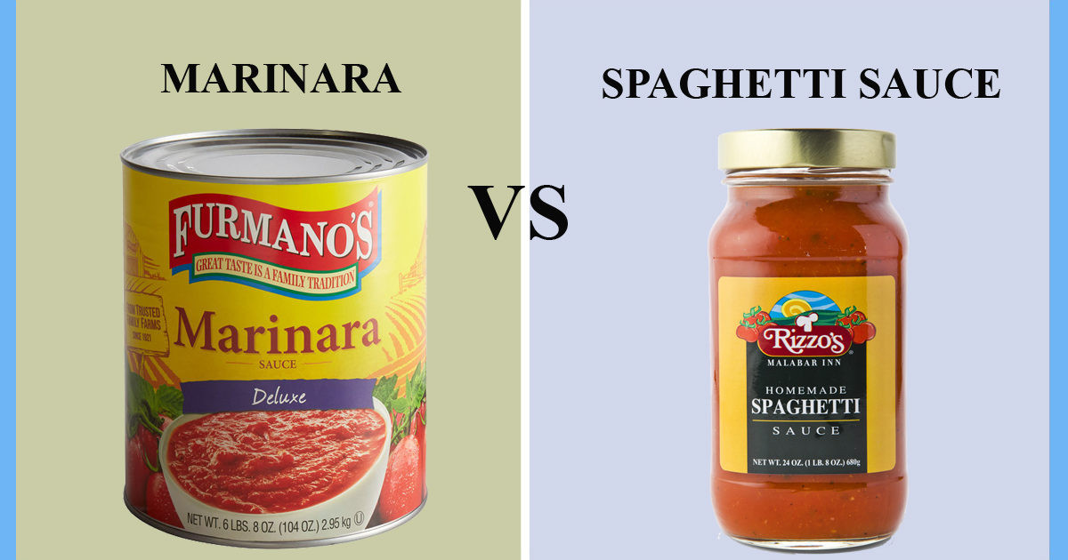 Marinara Vs Spaghetti Sauce
 Marinara vs Spaghetti Sauce