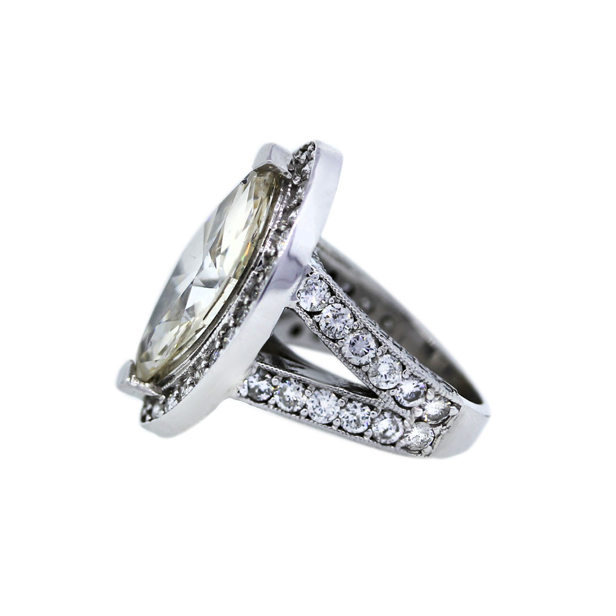 Marquise Diamond Engagement Rings
 14k White Gold 7 20ct Marquise Diamond Engagement Ring