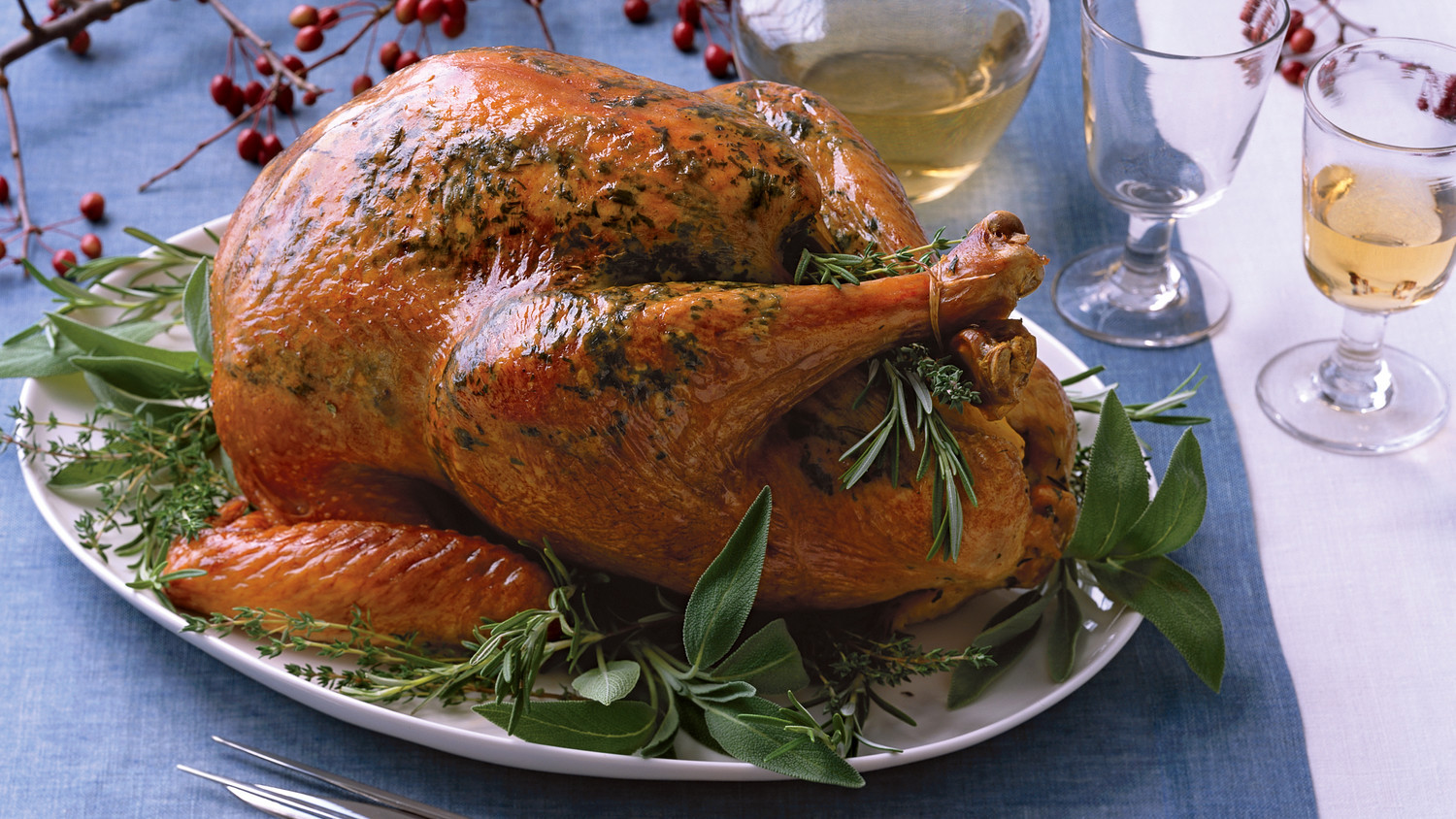 Martha Stewart Thanksgiving Turkey
 Herbed Roasted Turkey Recipe