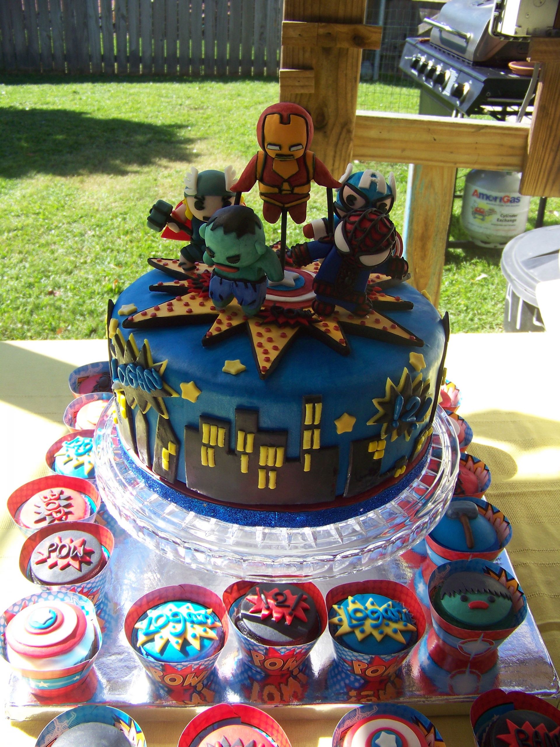 Marvel Birthday Cakes
 Little Marvel Superheroes Birthday CakeCentral