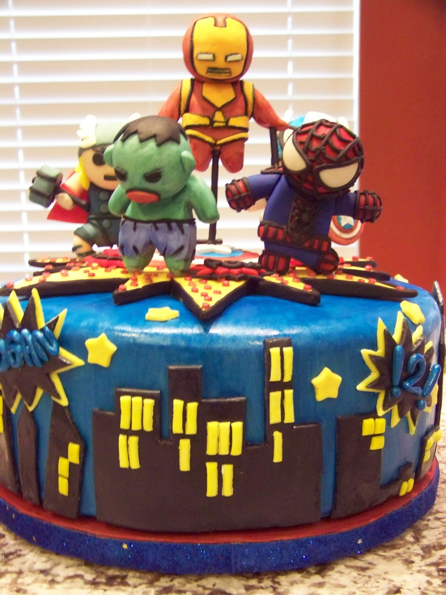 Marvel Birthday Cakes
 Little Marvel Avengers For 2 Yr Old s Birthday