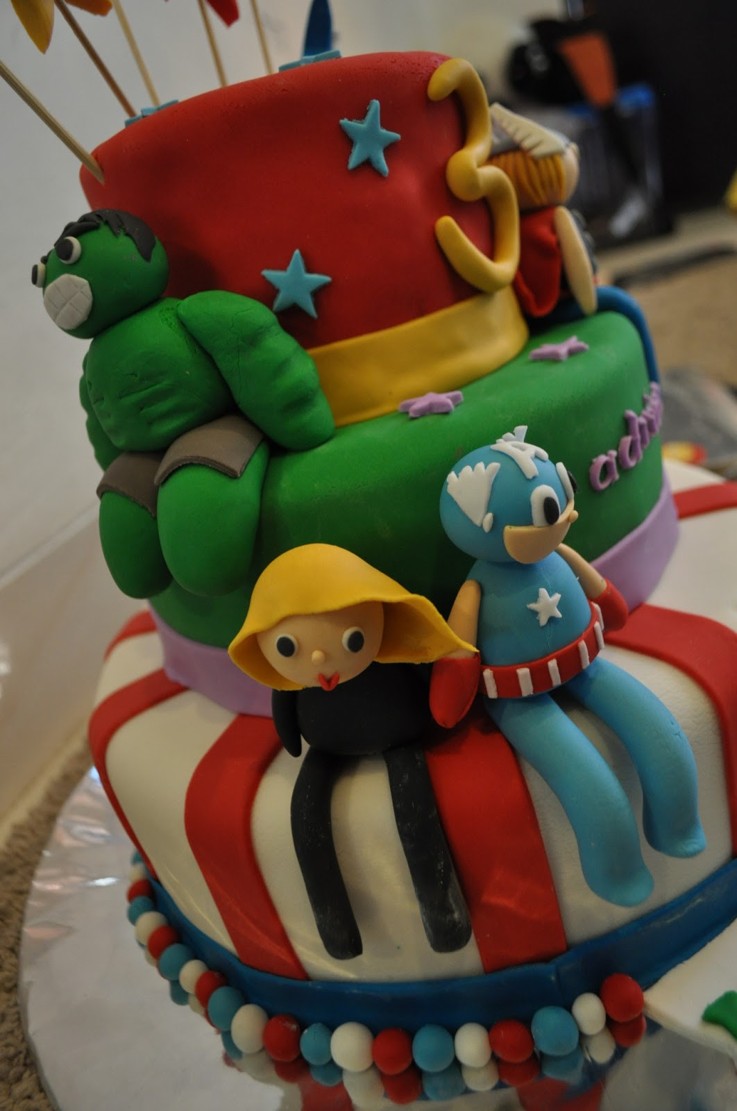 Marvel Birthday Cakes
 momatoye Avengers Birthday Cake Ocii