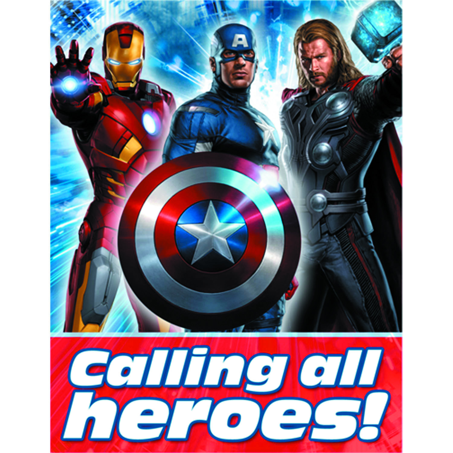 Marvel Birthday Invitations
 PREVIEWSworld AVENGERS PARTY INVITATIONS 8PK C 0 1 3