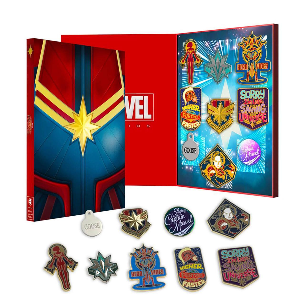 Marvel Pins
 Captain Marvel Exclusive Pin Set Revealed