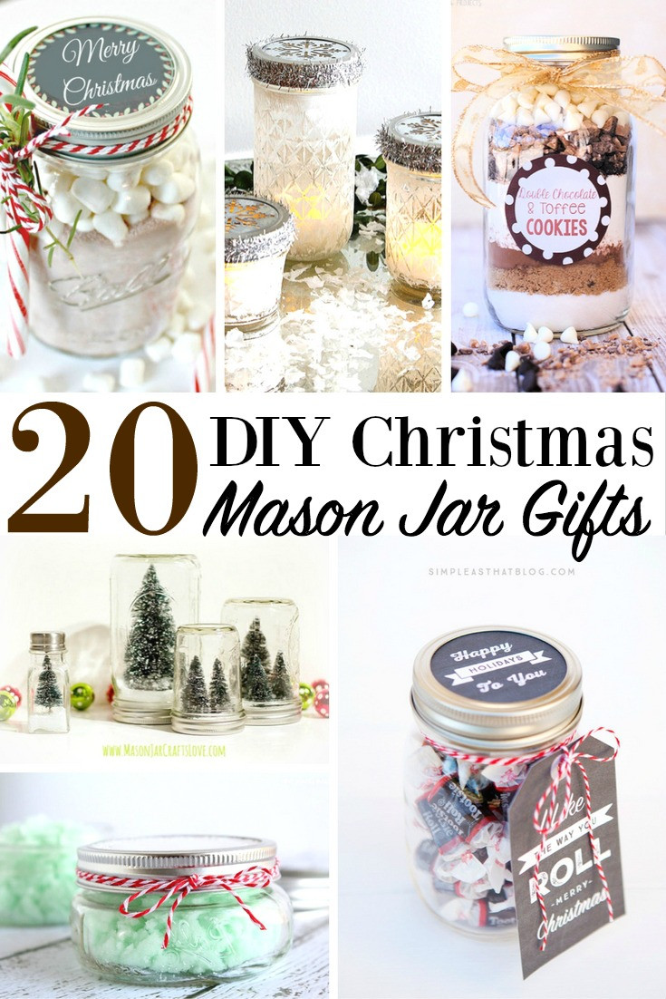 Mason Jar DIY Christmas Gifts
 DIY Christmas Mason Jar Gifts Holiday Jar Presents