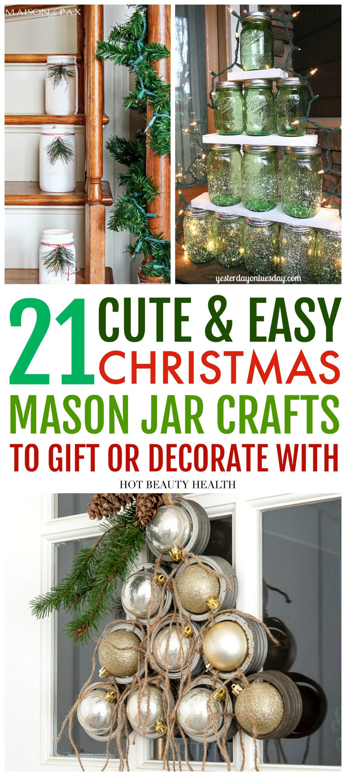 Mason Jar DIY Christmas Gifts
 21 DIY Christmas Mason Jars to Gift or Decorate With Hot