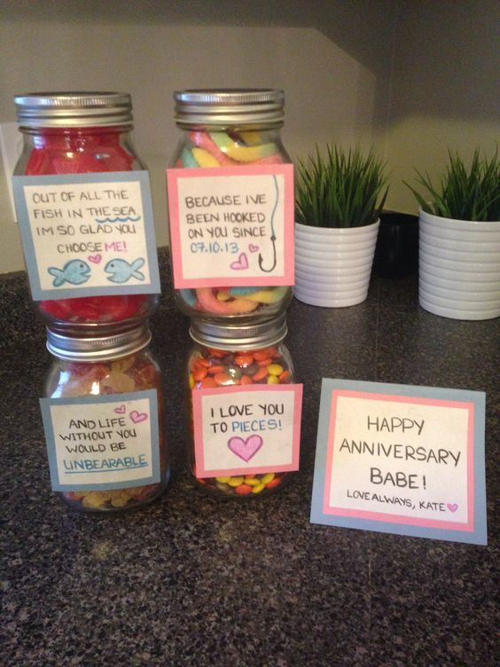 Mason Jar Gift Ideas For Boyfriend
 Love You to Pieces