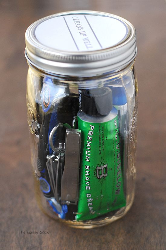 Mason Jar Gift Ideas For Boyfriend
 Men s t jar great for boyfriends brothers husbands