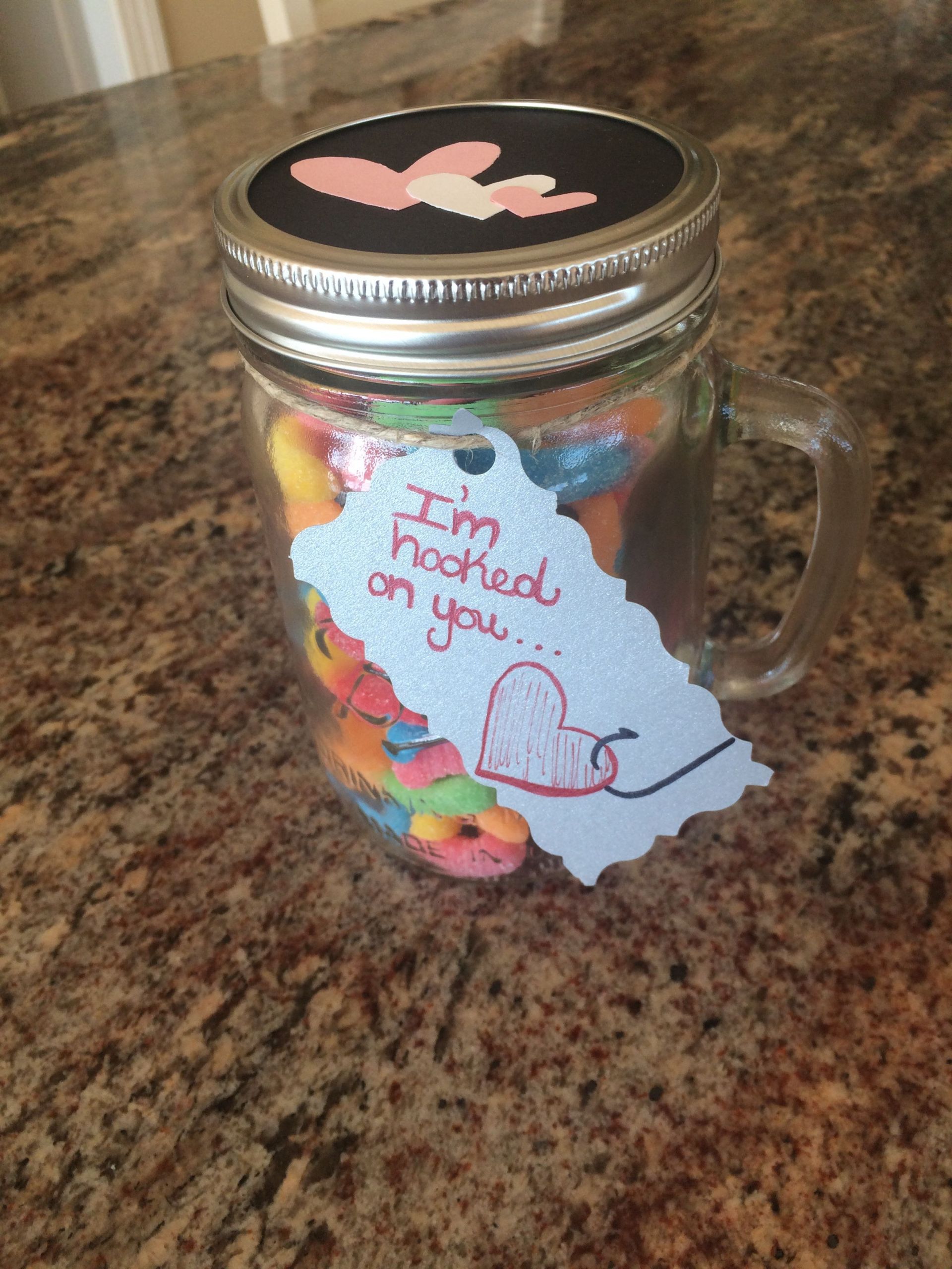 Mason Jar Gift Ideas For Boyfriend
 Homemade Valentine s Day t for my boyfriend A mason