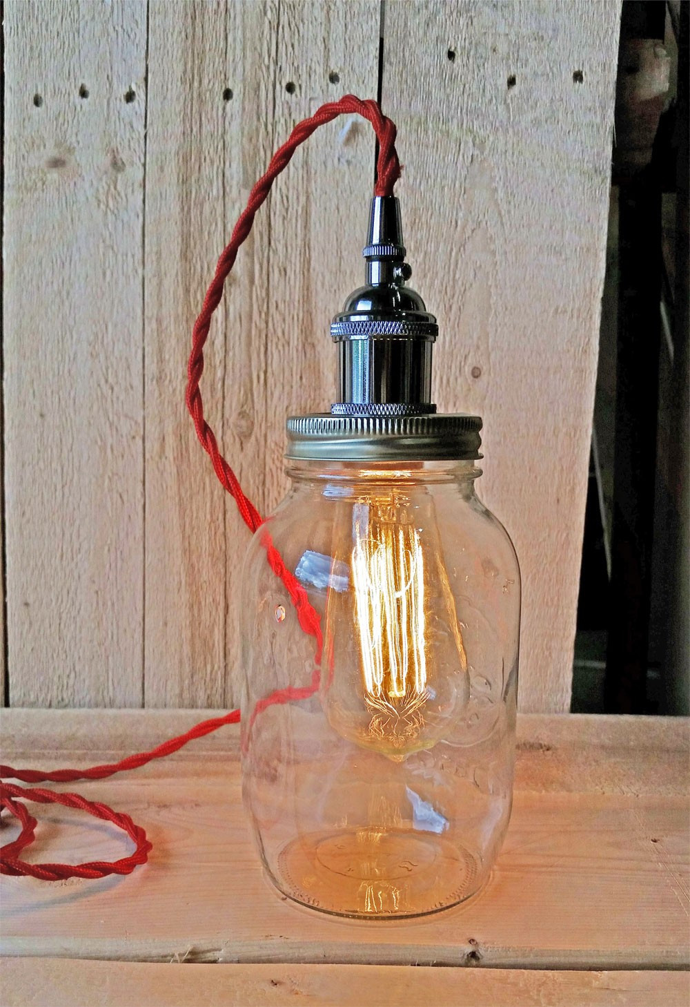 Mason Jar Light Kit DIY
 Mason jar light kit