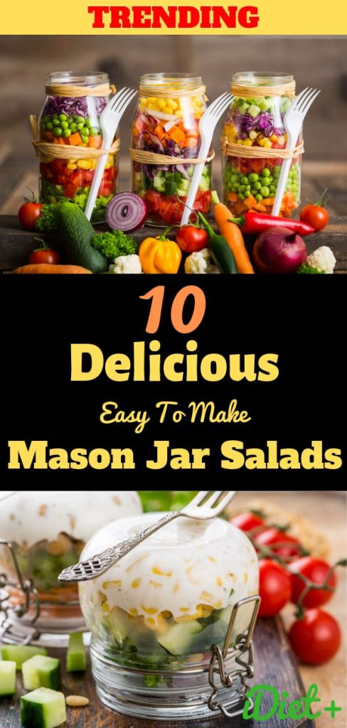 Mason Jar Salad Recipes Low Calorie
 Salad In a Jar