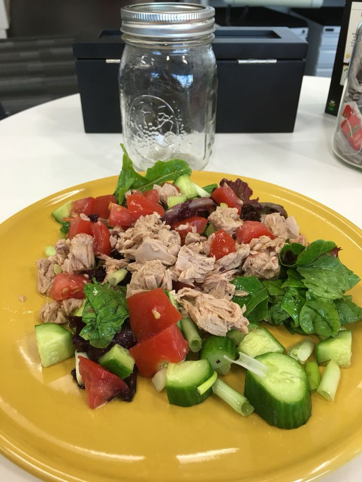 Mason Jar Salad Recipes Low Calorie
 My delicious light tuna salad in a jar ly 120 calories