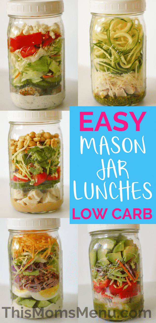 Mason Jar Salad Recipes Low Calorie
 Easy Mason Jar Salads