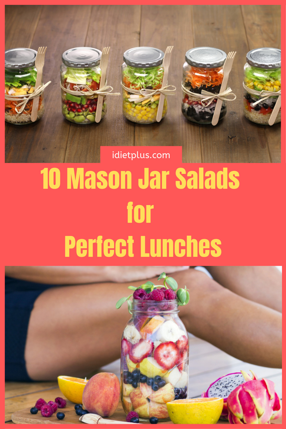 Mason Jar Salad Recipes Low Calorie
 Salad In a Jar