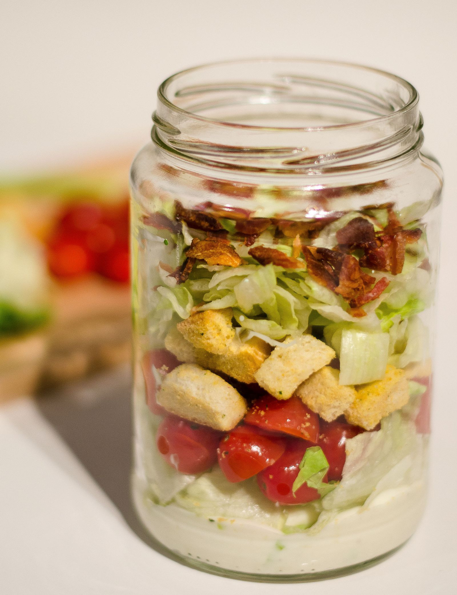 Mason Jar Salad Recipes Low Calorie
 BLT Saladcountryliving