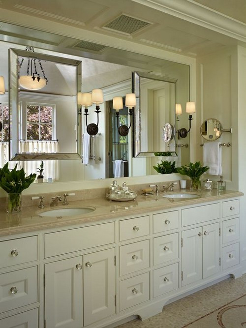 Master Bathroom Vanity Ideas
 25 s of Glamorous Beveled Mirrors