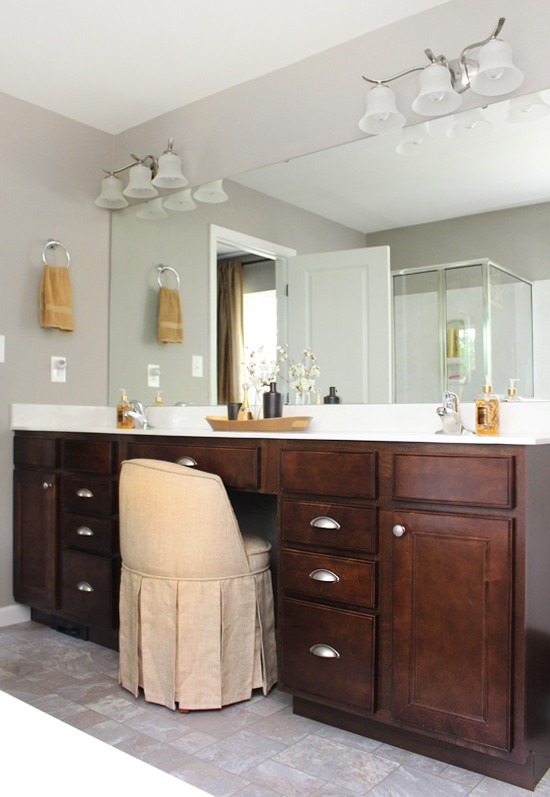 Master Bathroom Vanity Ideas
 Master Bathroom Makeover How to Nest for Less™