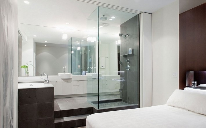 Master Bedroom And Bathroom
 Incredible Open Bathroom Concept for Master Bedroom