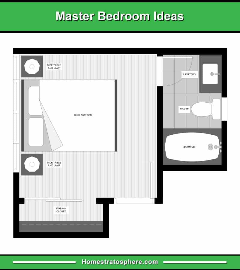 Masters Bedroom Plan
 13 Primary Bedroom Floor Plans puter Layout Drawings