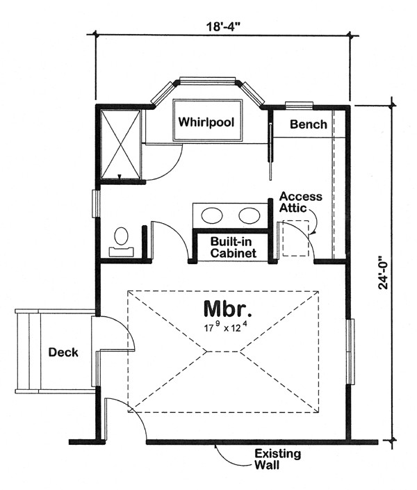 Masters Bedroom Plan
 Difference in Contractors Estimates