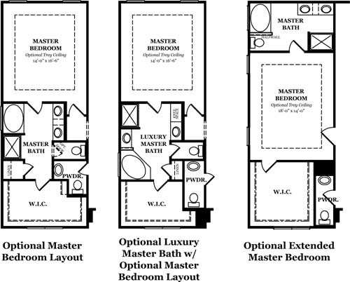 Masters Bedroom Plan
 Hickory II