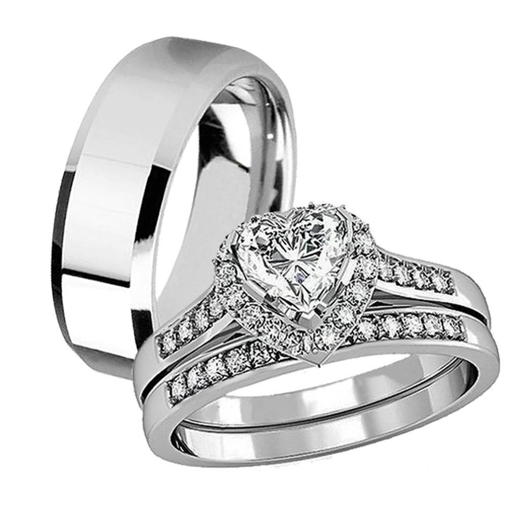 Matching Wedding Ring Sets
 2019 Latest Tungsten Wedding Bands Sets His And Hers