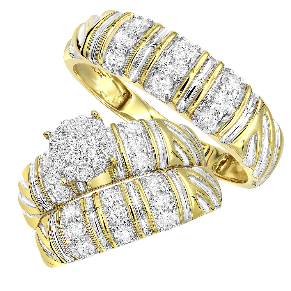 Matching Wedding Ring Sets
 Matching Bridal Sets Diamond Engagement Ring and Wedding