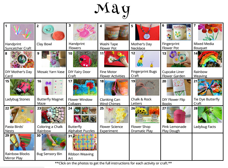 May Art Projects For Preschoolers
 31 May Crafts & Activities for Kids Where Imagination Grows