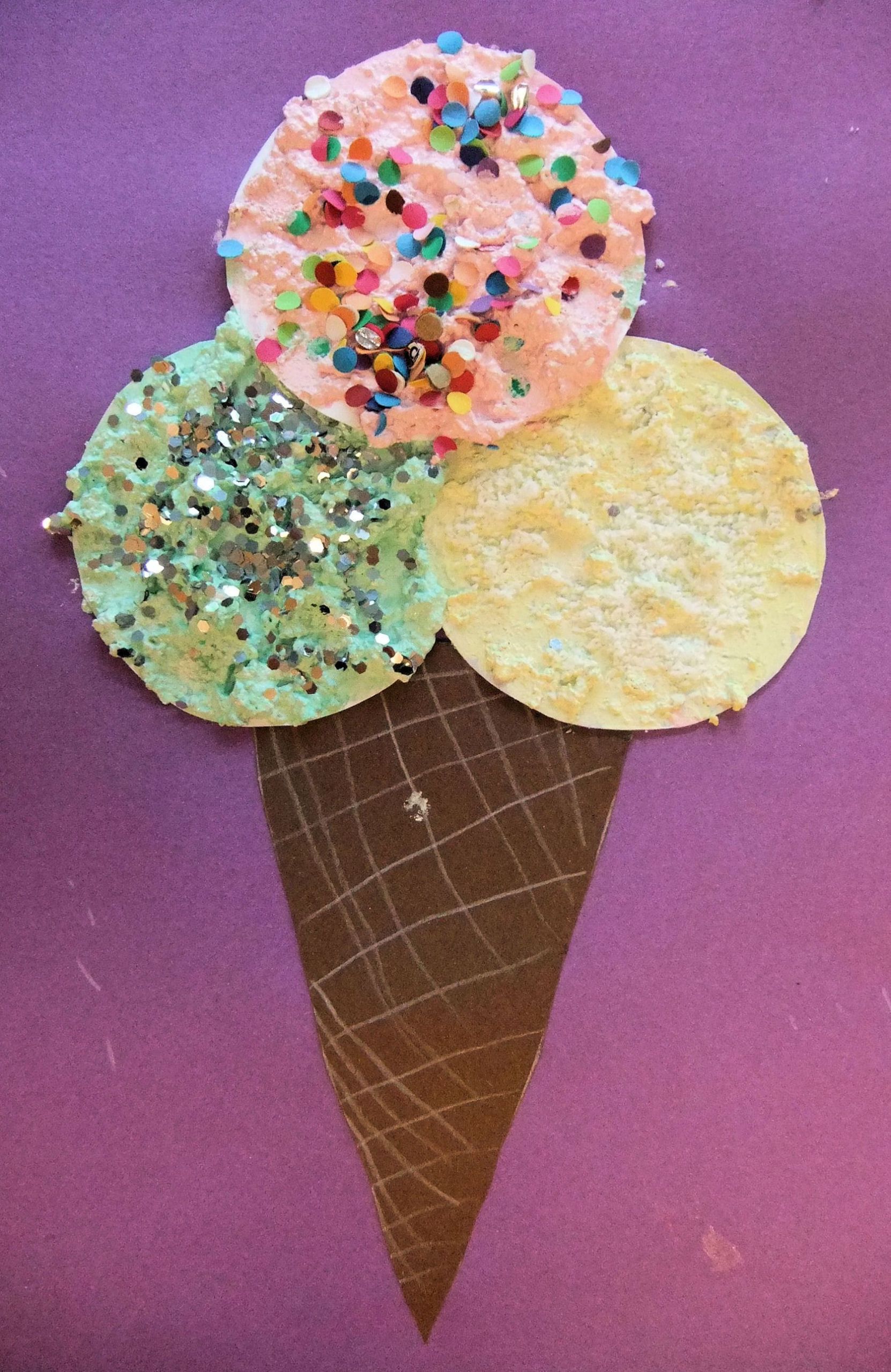 May Art Projects For Preschoolers
 Scoop and Sprinkle Textured Paint Ice Creams May 2012