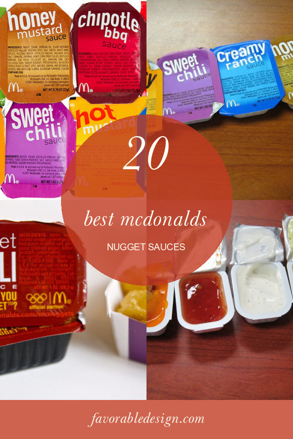 Mcdonalds Nugget Sauces
 20 Best Mcdonalds Nug Sauces – Home Family Style and