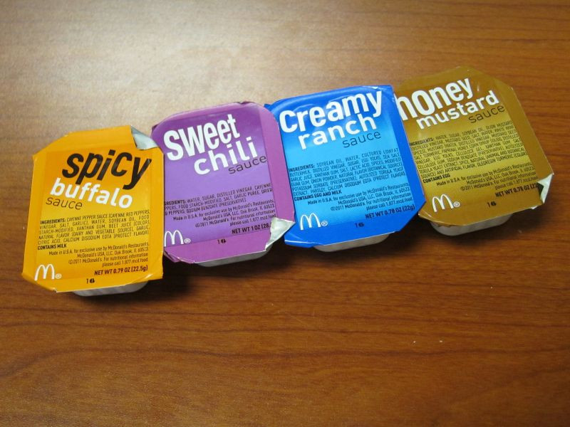 Mcdonalds Nugget Sauces
 Review McDonald s New Chicken McNug Sauces