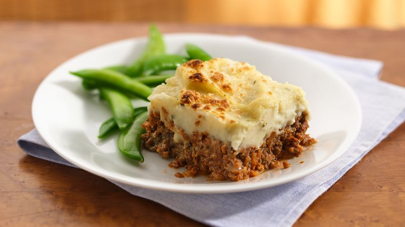 Meatloaf With Italian Bread Crumbs
 Garlic Potato Topped Italian Meatloaf recipe from Betty