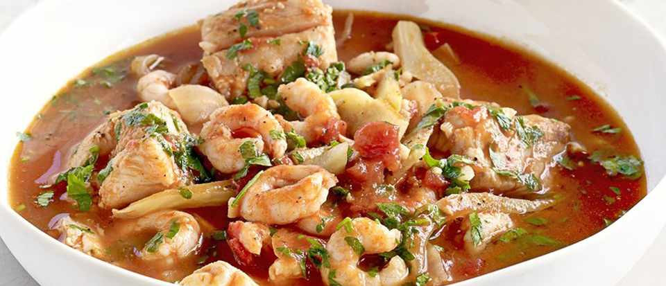 Mediterranean Seafood Stew
 Mediterranean fish stew olive magazine