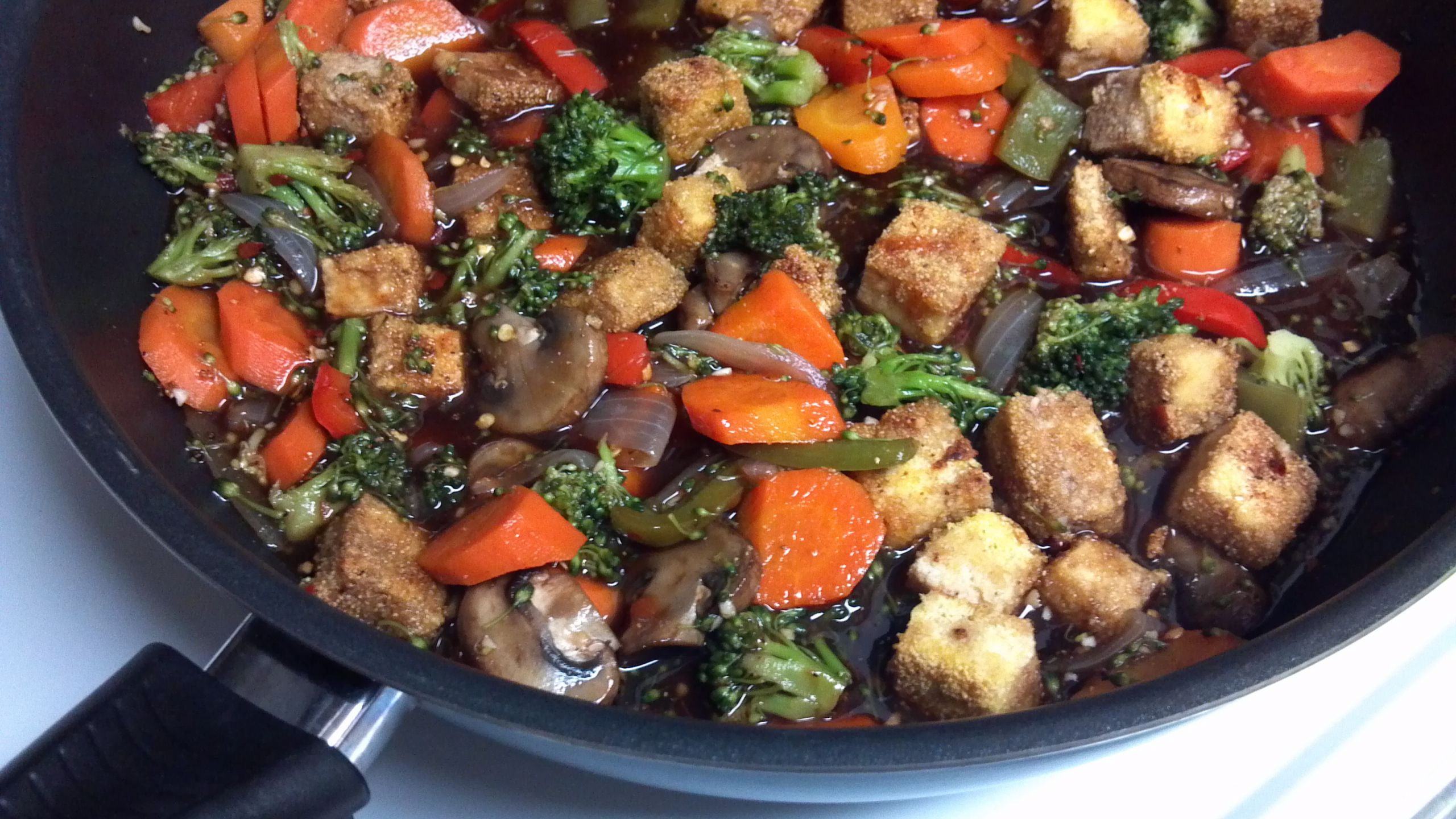 Medium Firm Tofu Recipes
 Bourbon Tofu and Ve ables Over Whole Brown Rice Clean