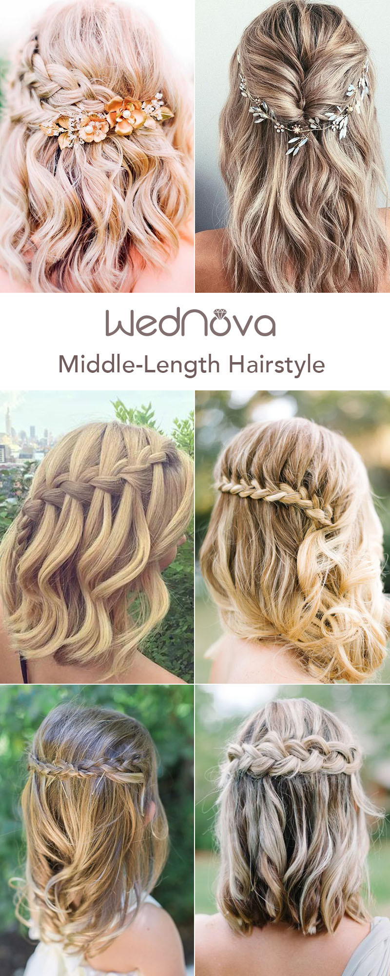 Medium Hair Bridesmaid Hairstyles
 48 Easy Wedding Hairstyles Best Guide for Your Bridesmaids