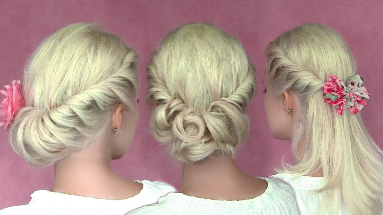 Medium Hairstyles Tutorials
 Romantic updo hairstyles for New Year s eve for medium