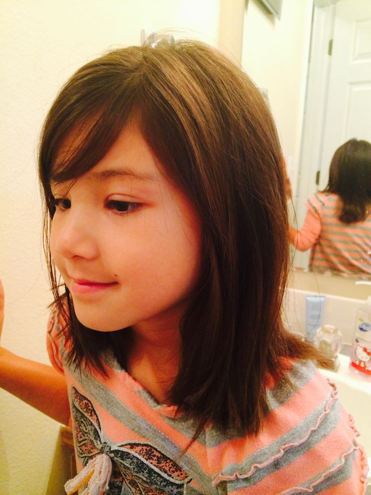 Medium Length Hairstyles For Little Girls
 Medium length Little girl hair cut